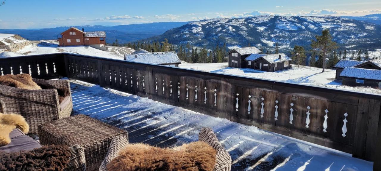 Wonderful Cabin With Amazing Mountain - View Lifjell Exterior foto